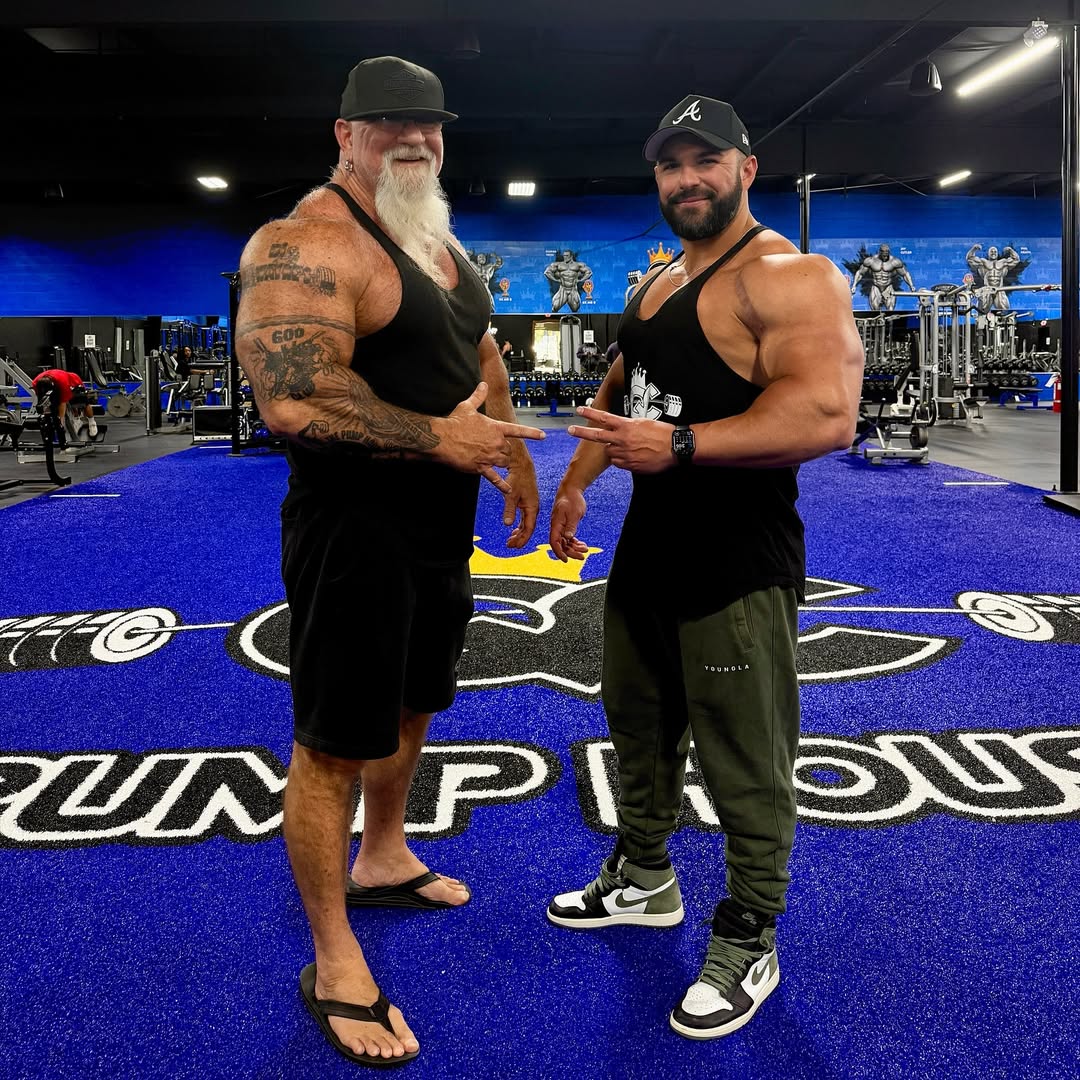 The owner of QC Pump House with his father